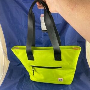 LOLA California Sprite Recycled Nylon Carryall Tote Gooseberry Bag NWT.